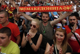 Monday Macedonia Pro-Gov`t Rally Biggest in Country`s History 